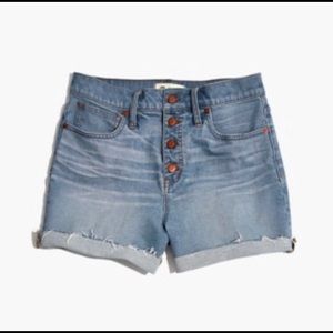 Madewell High-Rise Denim Shorts